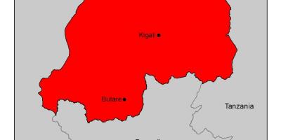 نقشه رواندا مالاریا